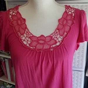 Hot pink Blouse Size Small